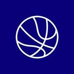 bola de basquete branca e azul