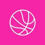 bola de basquete branca e rosa
