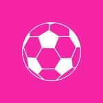 bola de futebol branca e rosa