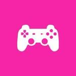controle video game branco e rosa